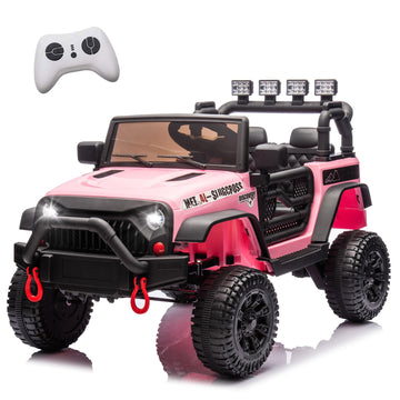 Okybaby 24V Kids Ride On Jeep Car, 400W Motor Ride On Toys W/Parents Remote Control, Electric Cars For Kids With 4-Wheel Suspens