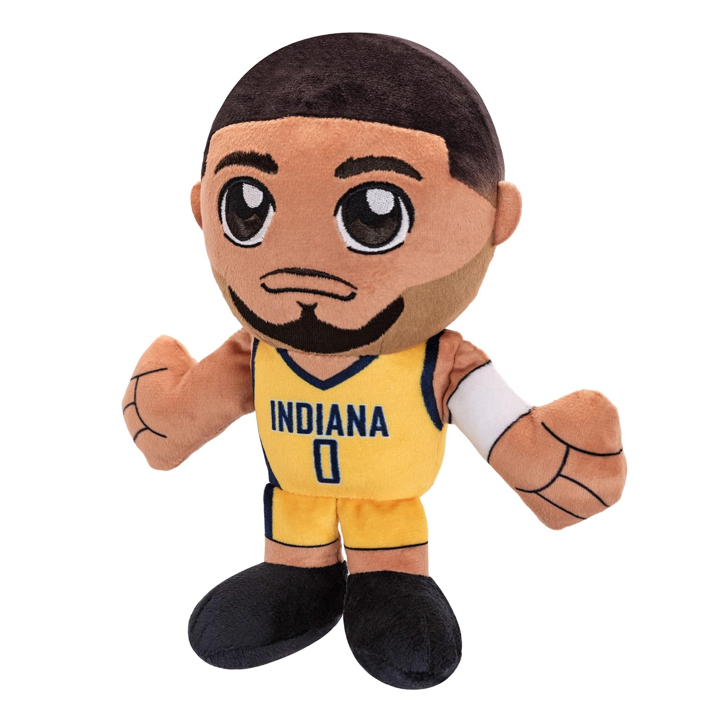 Bleacher Creatures Indiana Pacers Tyrese Haliburton 8' Nba Kuricha Sitting Plush - Soft Chibi Inspired Nba Superstar
