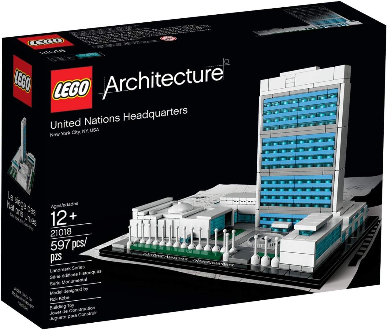 Lego Architecture United Nations Headquarters