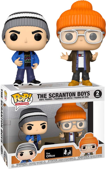 POP Funko Pop! The Office Scranton Boys 2 Pack - FYE Exclusive, Multicolor, Vinyl, Model B08G5CHNBJ
