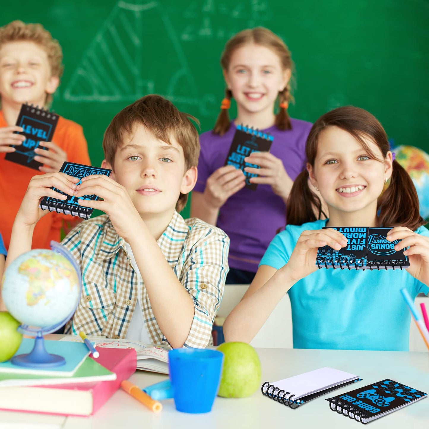 Epakh 24 Pieces Gaming Mini Notepads Video Game Notebooks Gamer Notebooks for Video Gaming Themed Birthday Party Favor Supplies