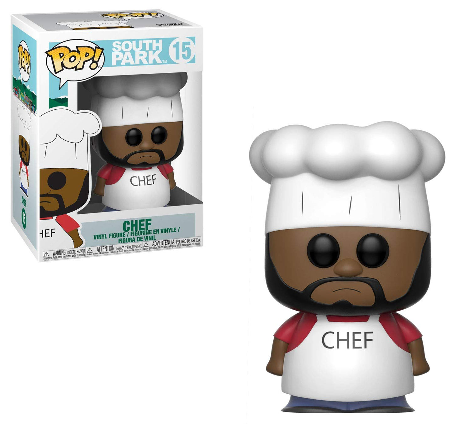 Funko Pop Television: South Park - Chef Collectible Figure, Multicolor