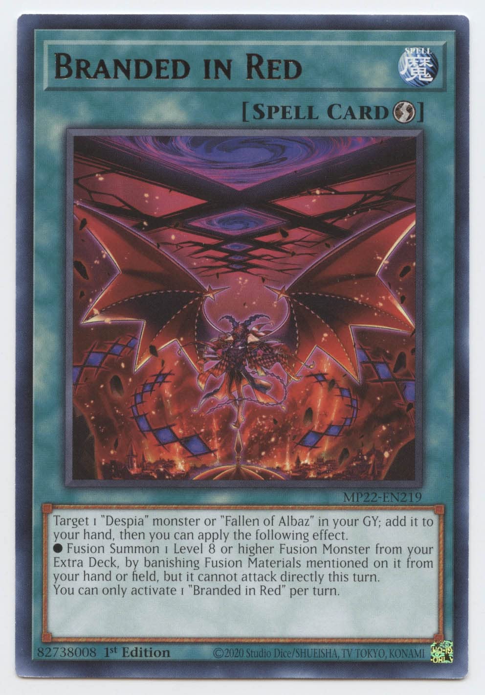 Yu-Gi-Oh! Branded In Red - Mp22-En219 - Rare - 1St Edition