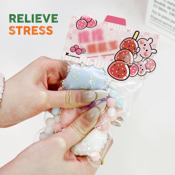 Taba Squishy Toys Cat Paw Squishy Toys Cat Paw Squeeze Toys Fidget Toys Silicone Squeeze Toy for Stress Relief Cute Soft Squeeze Fidget Toys Party Favors Gift for mature-themed (Ball)