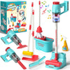 Kids Cleaning Toy Set For Toddlers With 3-In-1 Vacuum That Really Works, Mop & Broom Set & Pretend Play Household Cleaning Tools