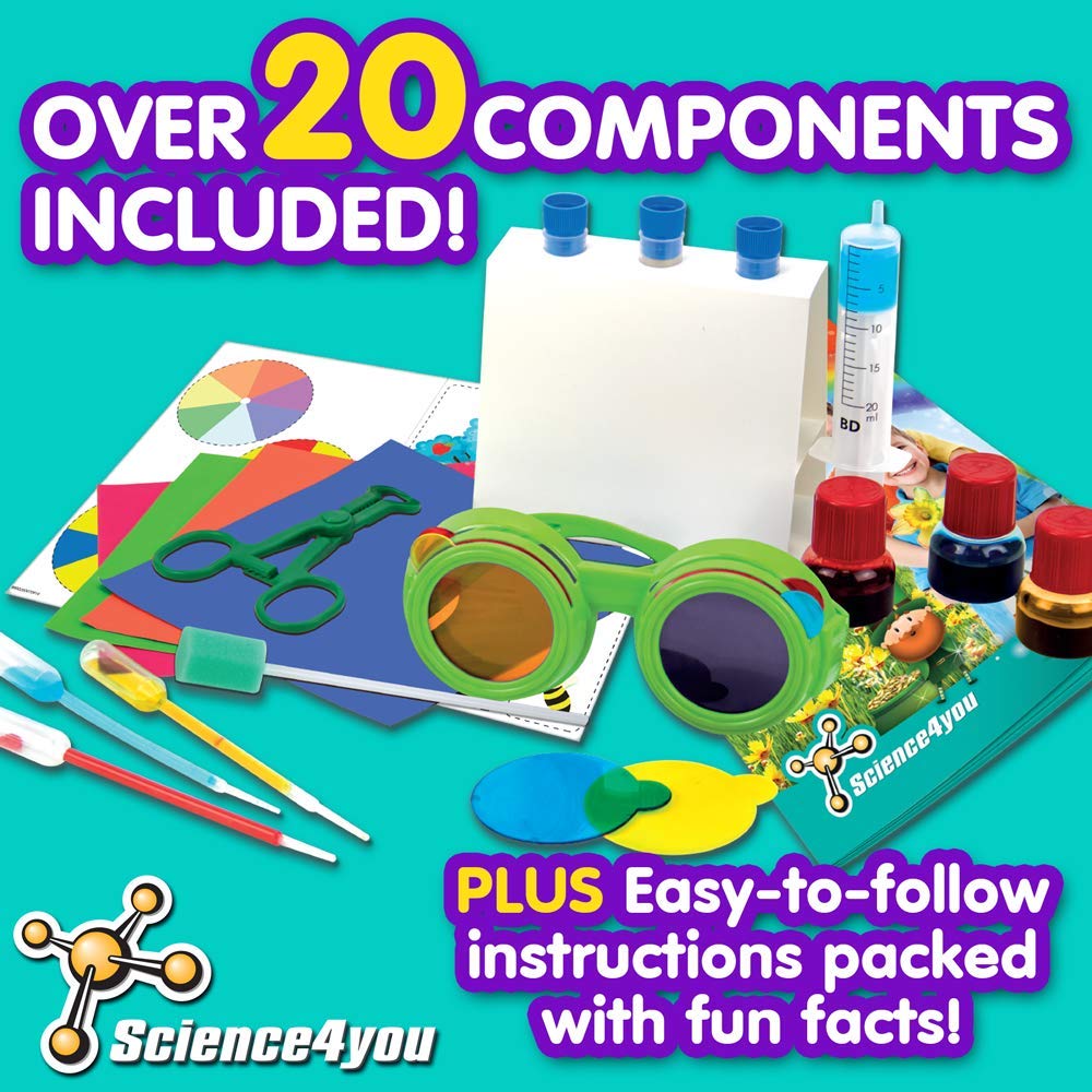 Playmonster Science4You - Chasing Rainbows - 13 Experiments To Explore The World Of Colors - Fun, Education Activity For Kids Ages 4+