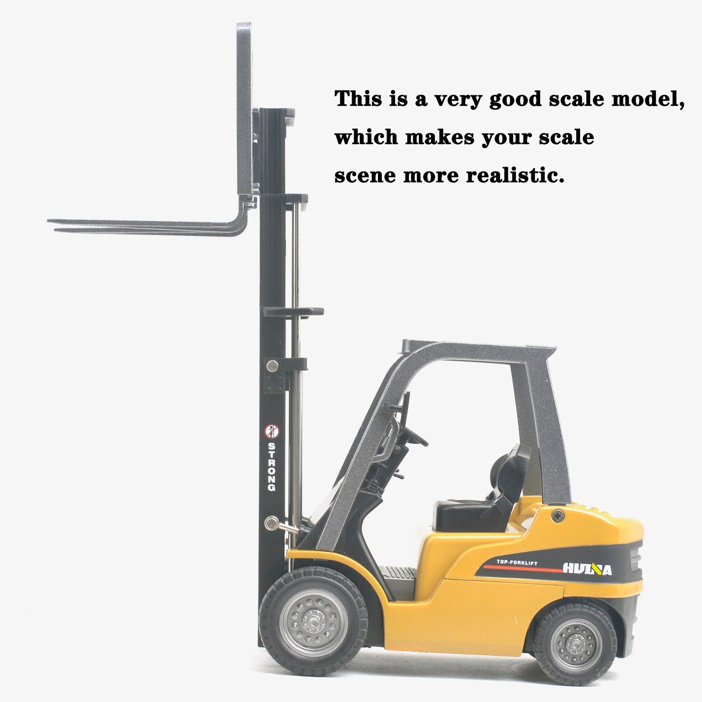 Ailejia Forklift Trucks Toy Alloy Fork Truck Models Warehouse Construction Truck Vehicle Model Engineering Car Toy Boy Gift (For