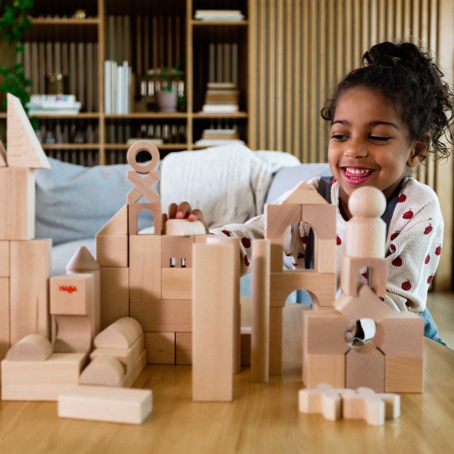 Haba Extra Large Wooden Building Blocks 102 Piece Set: Open-Ended Stacking Toys, Toddler Blocks, And Wooden Toys Made In Germany