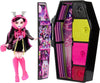 Monster High Skulltimate Secrets Draculaura Doll with Dress-Up Locker & 19+ Surprises, Multicolor, 4 Count, Model HNF78