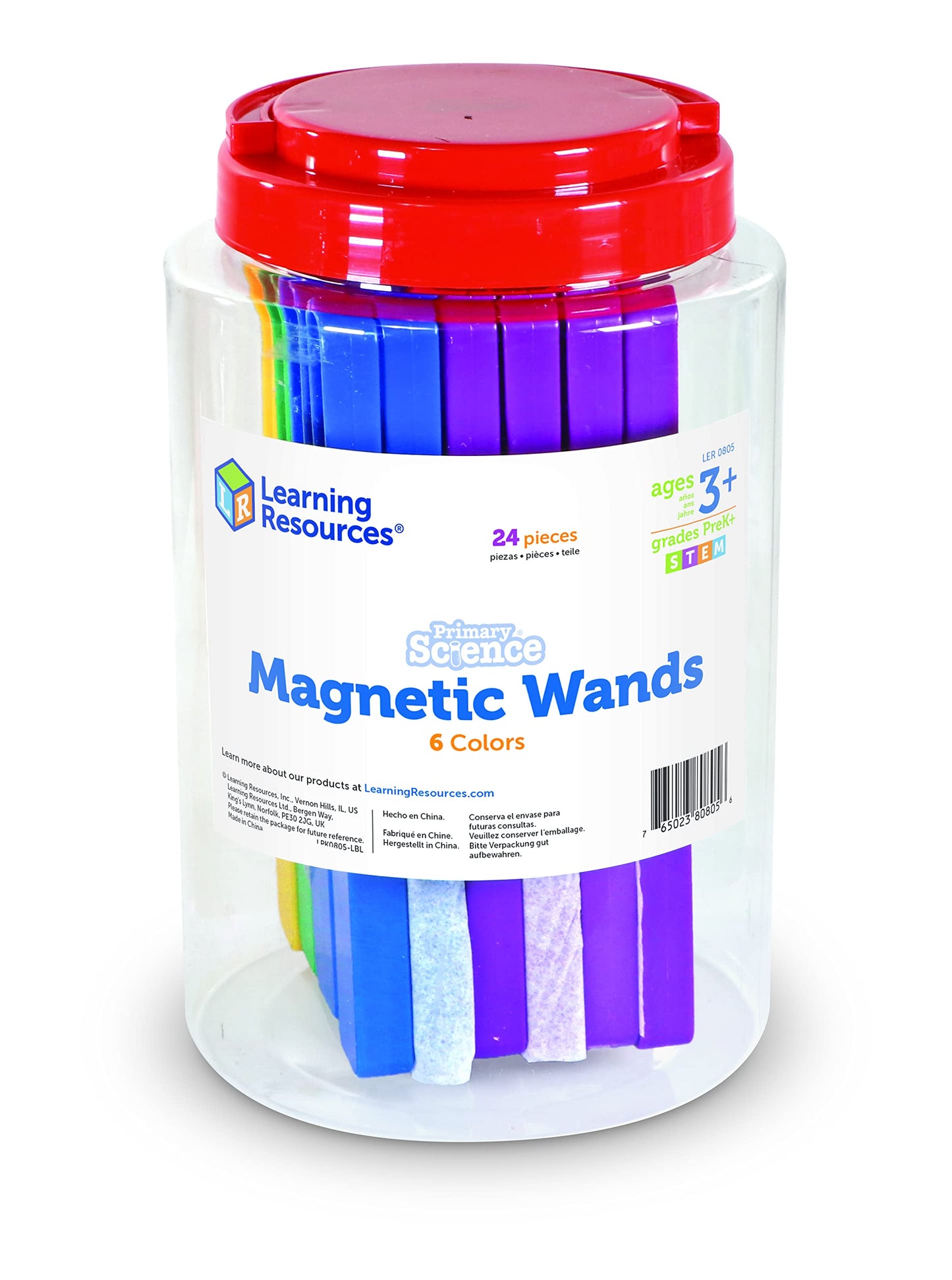 Learning Resources Magnetic Wands, Set Of 24, Ages 5+, Science Exploration, Observation Skills,Back To School Supplies,Teacher S