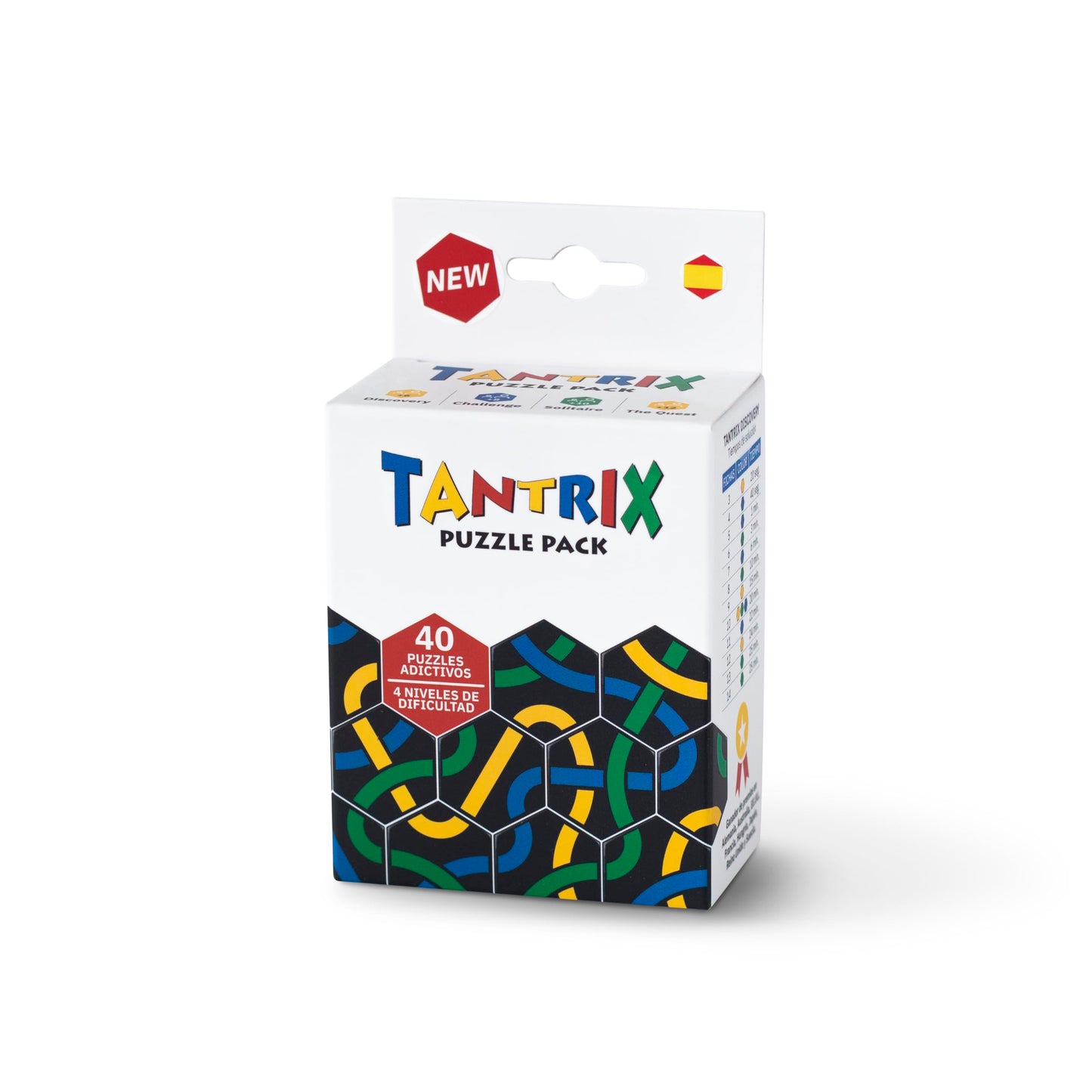 Tantrix 72080 Puzzle Pack, Logic & Wit Solitaire Game. Ages 6+