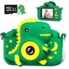GREENKINDER Kids Dinosaur Digital Camera, 1080P HD, Compact Green, Ages 3-12, Perfect Christmas/Birthday Gift for Boys & Girls
