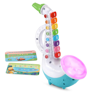 LeapFrog Learn and Groove Jazzy Saxophone Musical Toy for Toddlers - Multicolor Fun Instrument for Early Learning and Play