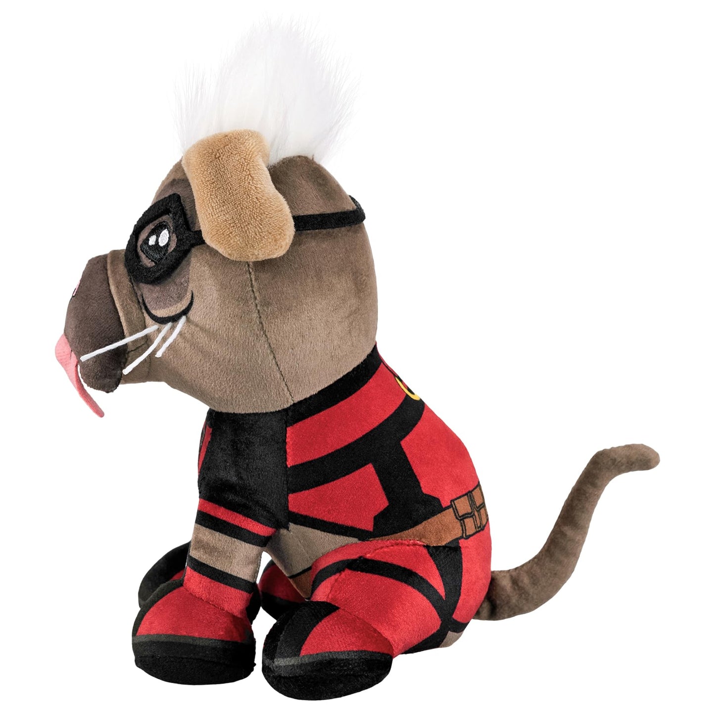 Bleacher Creatures Marvel Deadpool 3 Dogpool Plush Toy - 8" Soft Chibi Design, Polyester Fabric