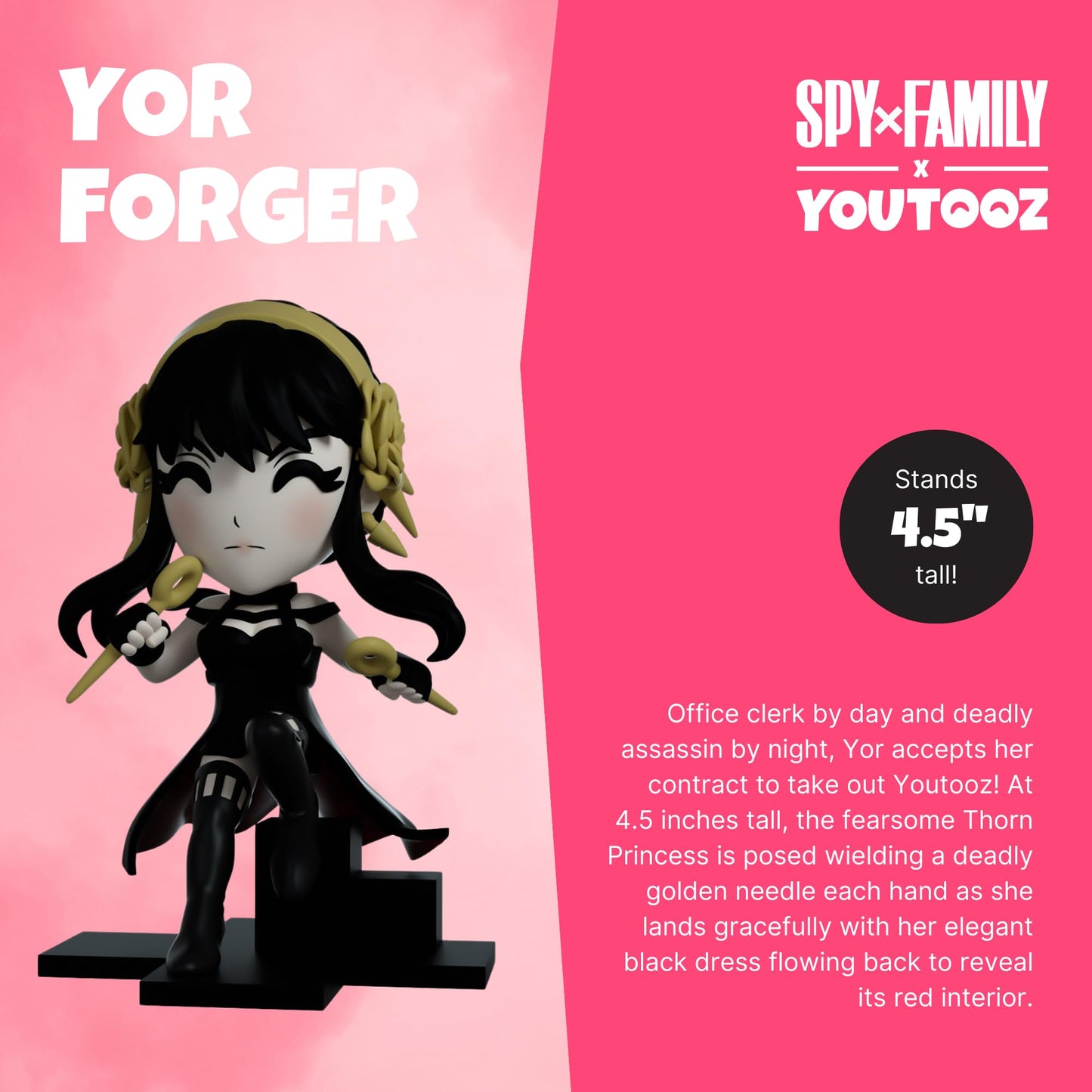 Youtooz Figure Yor Forger 11Cm, Black