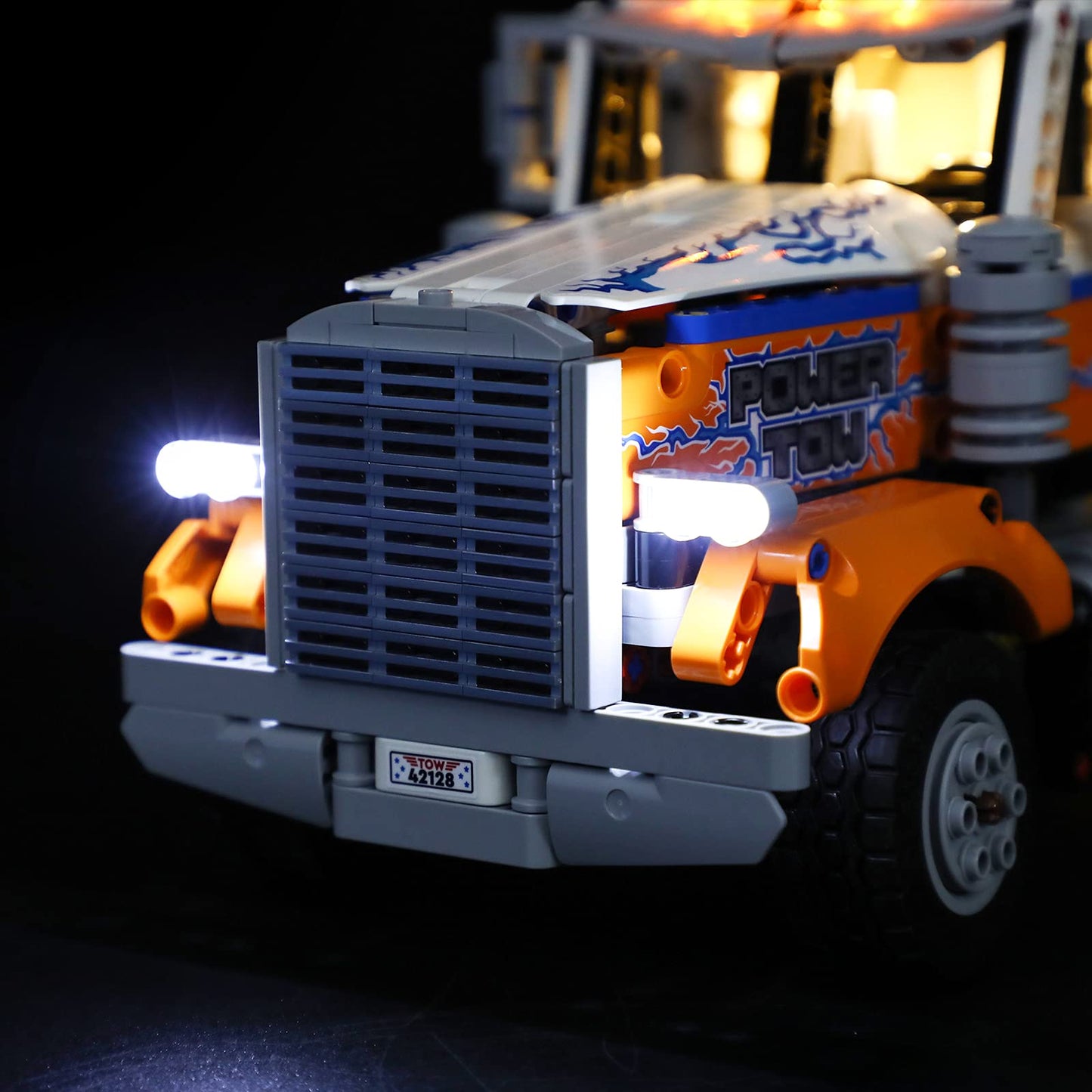 Briksmax Led Lighting Kit For Heavy-Duty Tow Truck - Compatible With Lego 42128 Building Blocks Model- Not Include The Lego Set