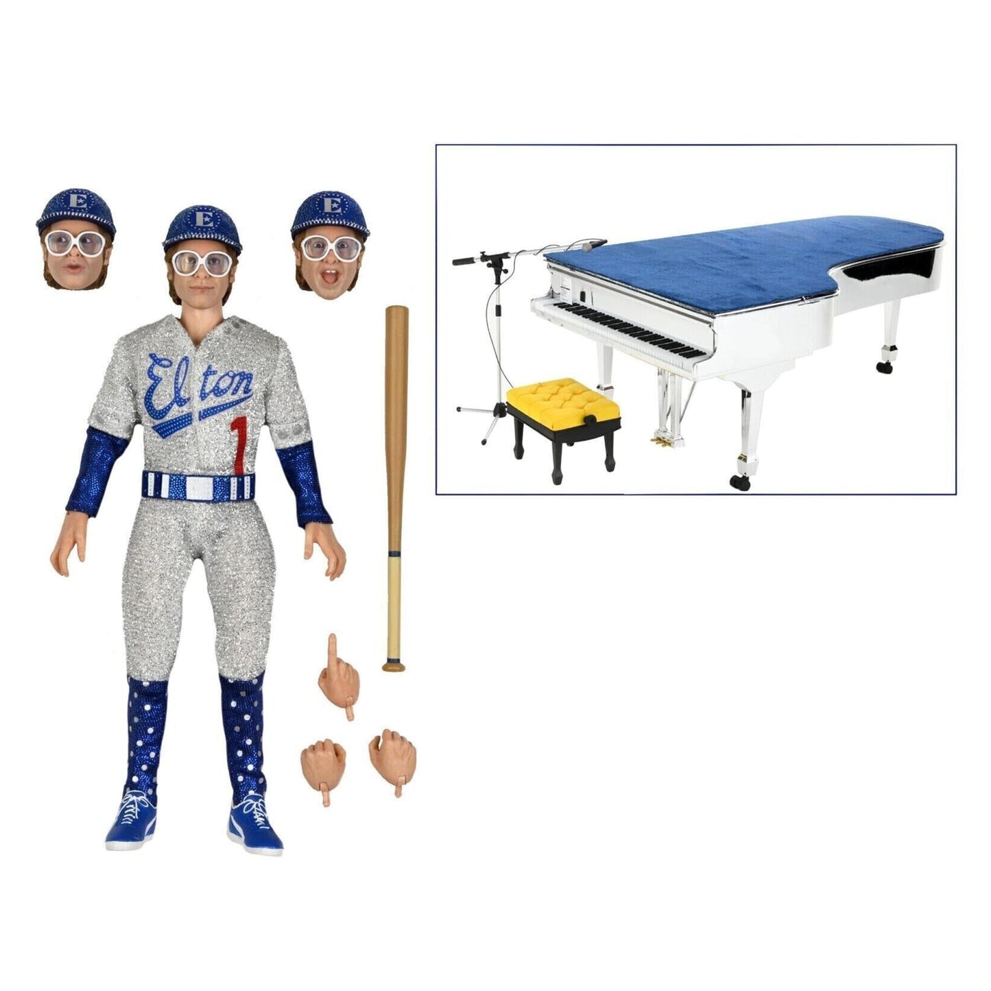 Neca Elton John Live 1975 8In Clothed Af