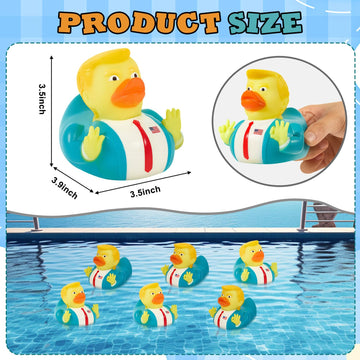 Baby Bath Toy Rubber Ducks Squeak Ducking Funny Duckies Toy for Children Kids Baby Showers Bath Time Birthday Gifts Party Favors