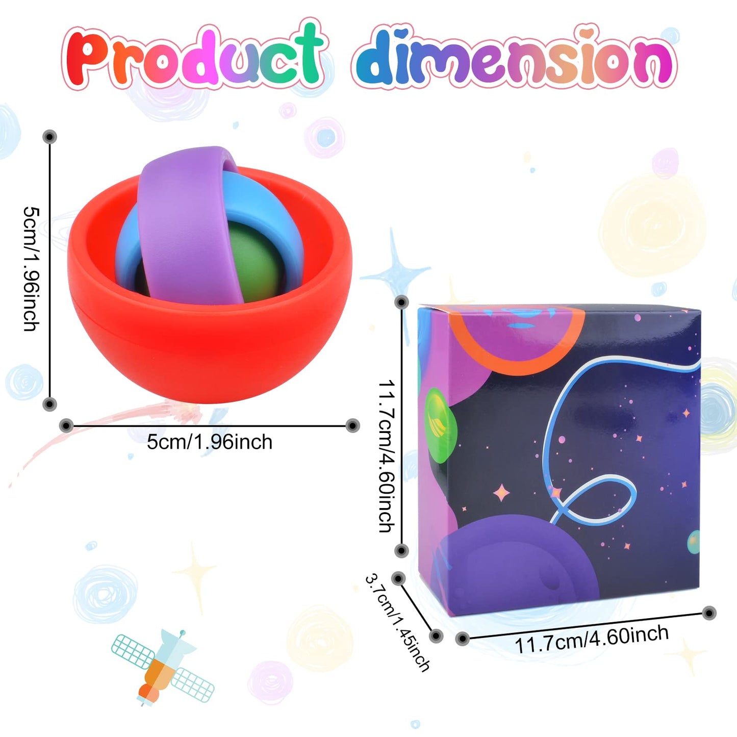 Yrissmiss Fidget Toys For Kids, Fidget Stocking Stuffers For Adults, Gifts For Boys Girls Teens Kids Christmas New Year, Adhd Au