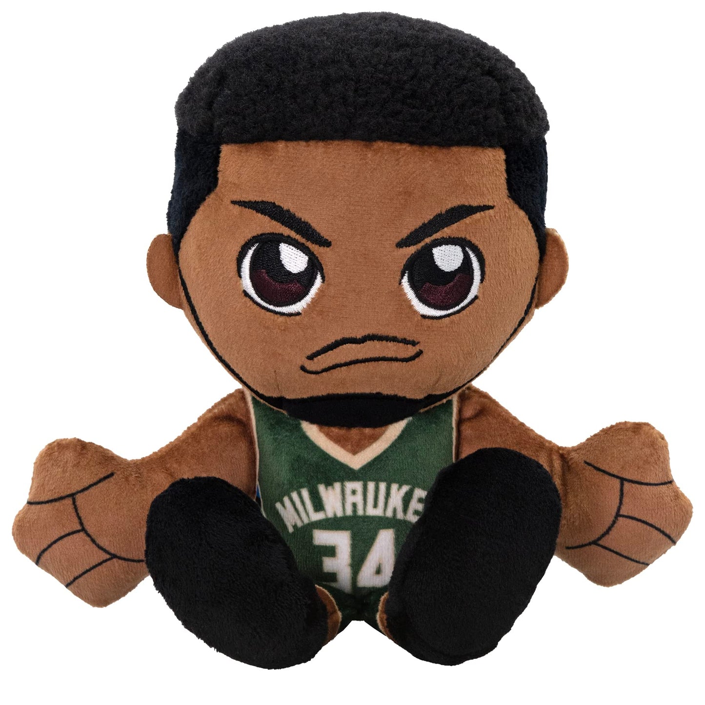 Bleacher Creatures Milwaukee Bucks Giannis Antetokounmpo 8' Kuricha Plush - Soft Chibi Inspired Nba Superstar