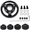 48P 76T Spur Gear Hardened Steel Transmission Gears With 27T 28T 29T 30T Pinions Gear 1/8 Inch 3.175Mm Hole Upgrade Parts For Tr