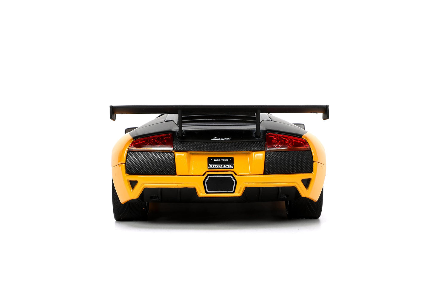 Jada Toys Hyper-Spec 1:24 Lamborghini Murcielago LP 640 Die-cast Car Yellow/Black, Toys for Kids and Adults