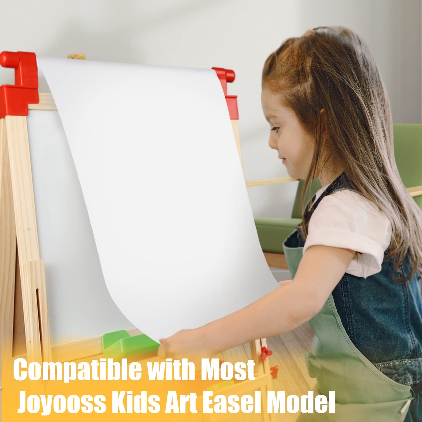 Joyooss Easel Paper Roll 18 Inches By 82 Feet, Arts And Crafts, Coloring Paper Roll For Kids Roll Of Paper For Kids Art Easel Pa