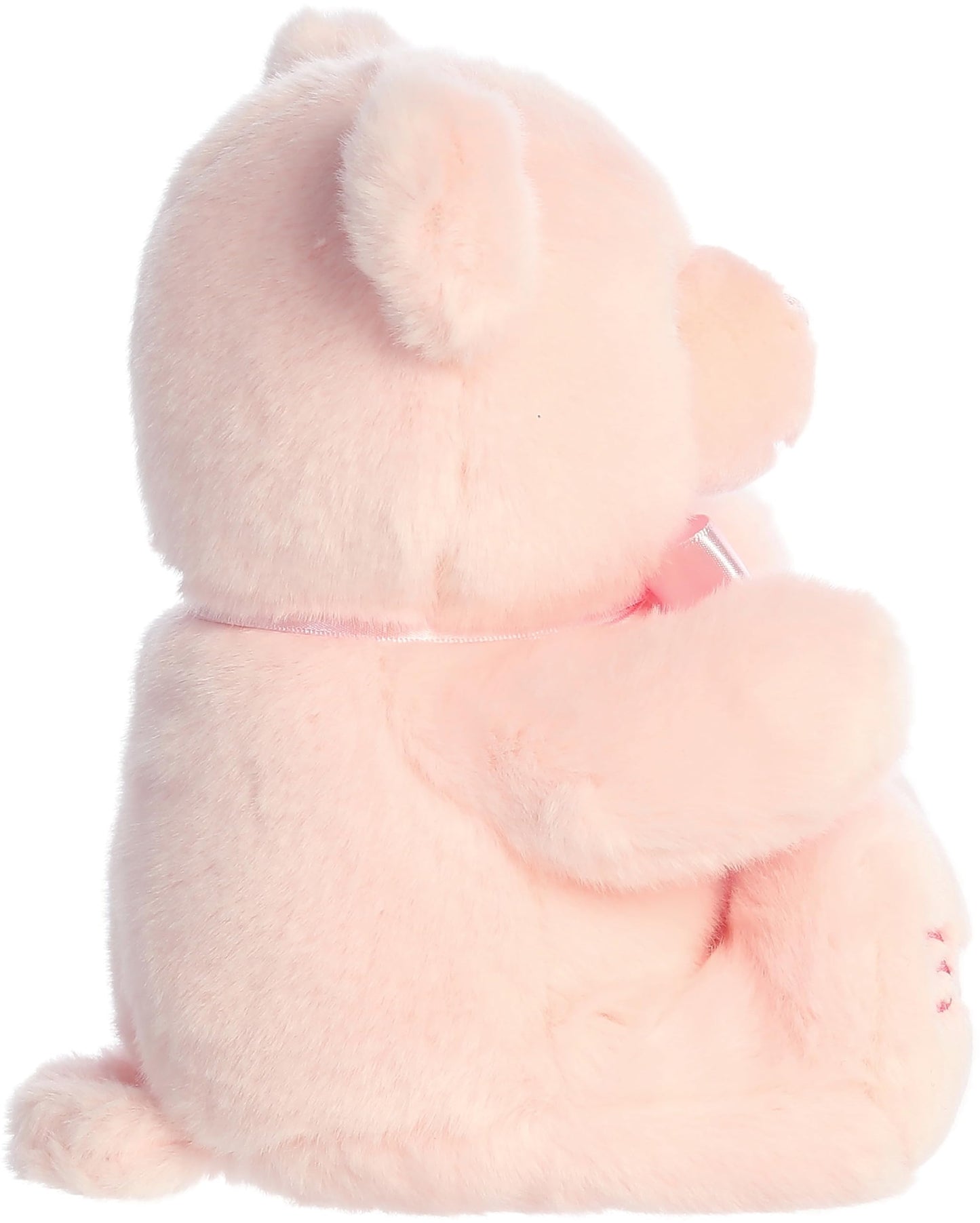 Aurora Snuggly Comfy Bear Stuffed Animal - 10-Inch Pink Polyester Toy - Comforting Companion for Imaginative Play - Model 20051