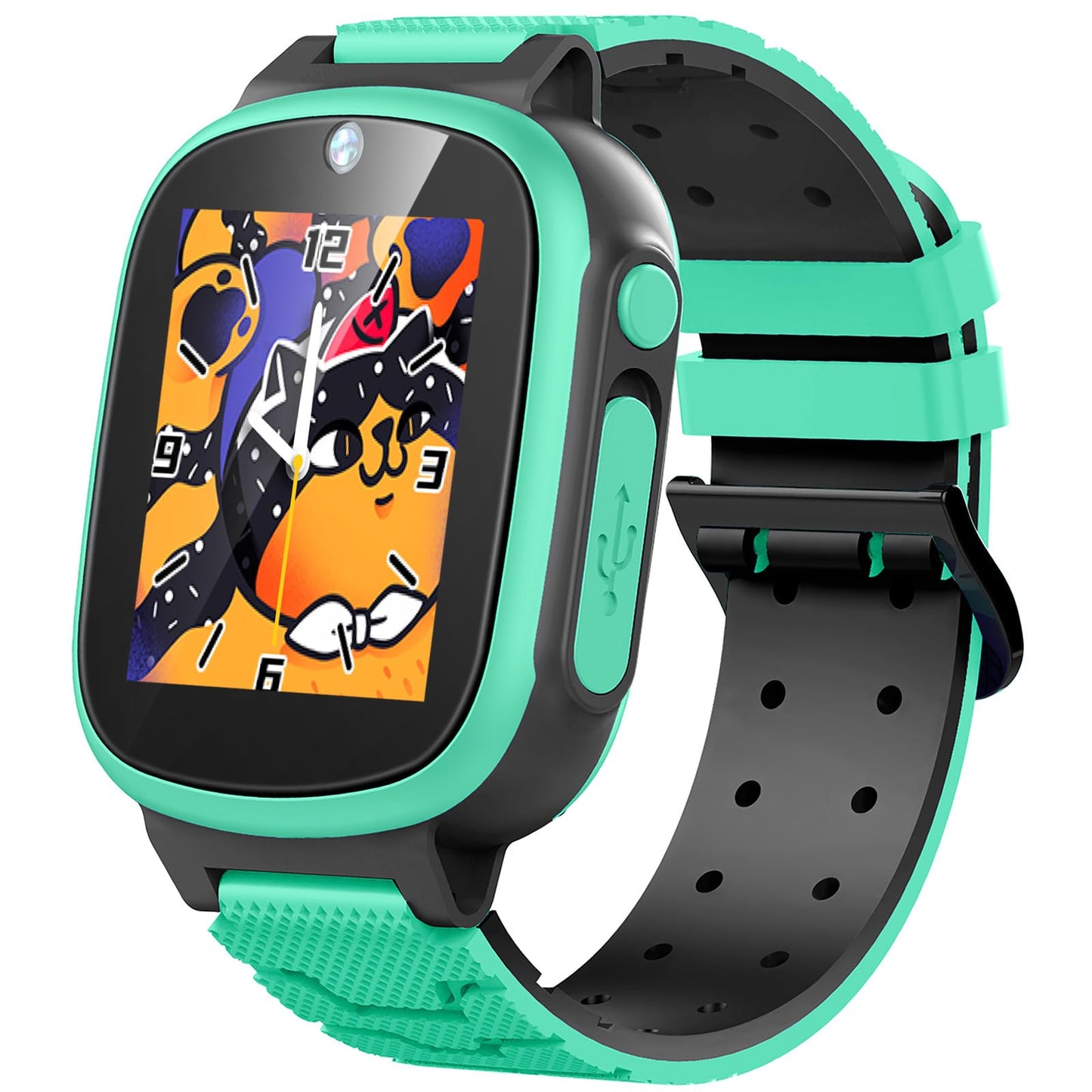 Luoba Smart Watch For Kids, Toys For 3-10 Year Old Boys Girls, 1.44' Kids Watch With 20 Puzzle Games Camera Alarm Educational Learning Toddler Watch Birthday For Boys Girls Age 4 5 6 (Green)
