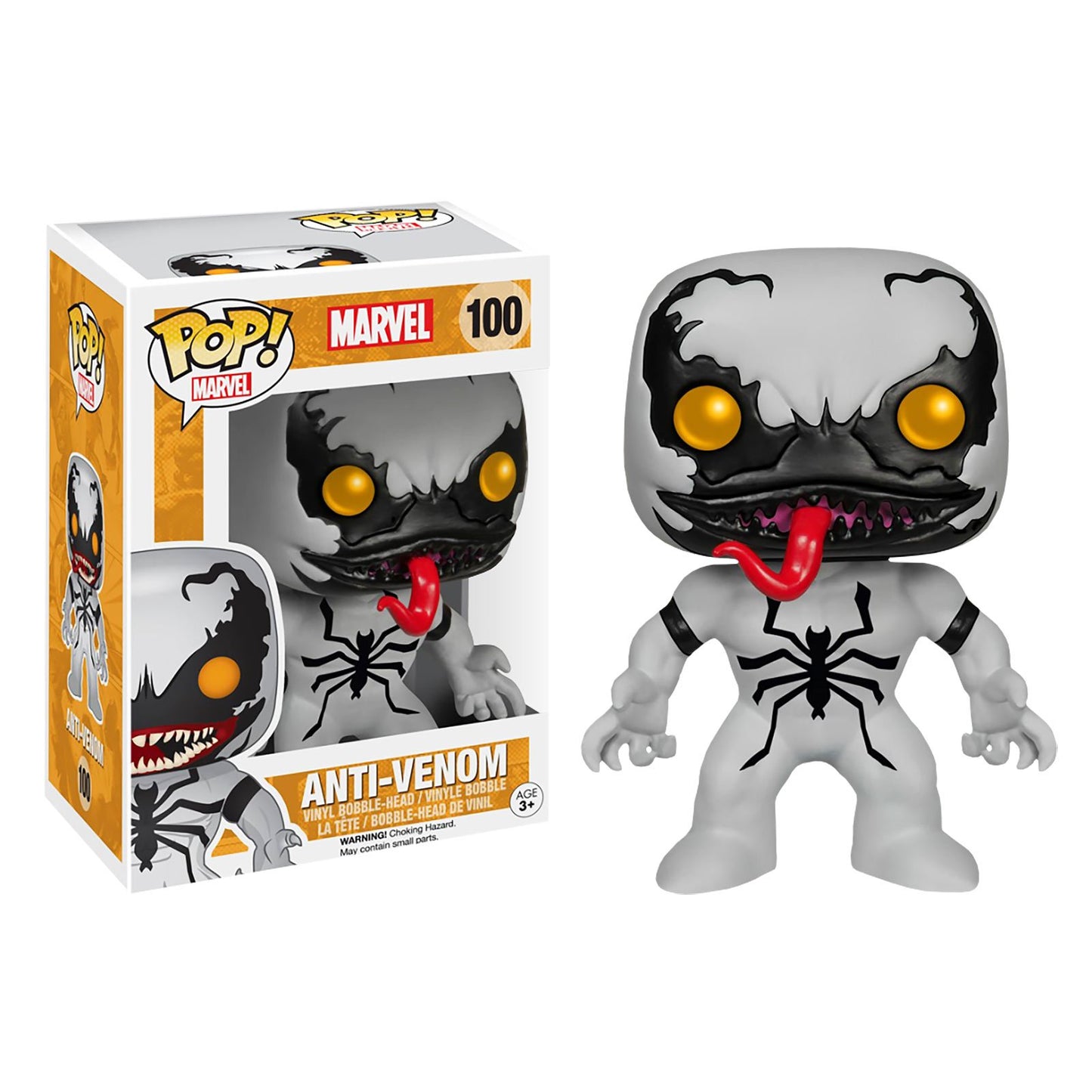 Funko POP! Marvel Anti-Venom #100 Vinyl Figure - 3.75 inches, Orange