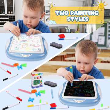 Cokzer Toys For 1-3 Year Old Boys, Toddler Boy Toys With Magnetic Letters And Numbers, Learning And Educational Toys For 1 2 3 Y