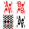 ooelyy Elite Low Vision Playing Cards - Large Print, Easy to Read, 2 Pack, Model LPPC-08, Standard Color, Ideal for Visually Impaired