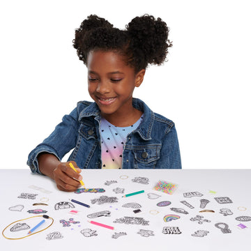 That Girl Lay Lay Shrinky Dinks Charm Kit, 32 Pre-Cut Shrinky Dinks Charms, Arts And Crafts Kits, Kids Toys For Ages 5 Up By Just Play