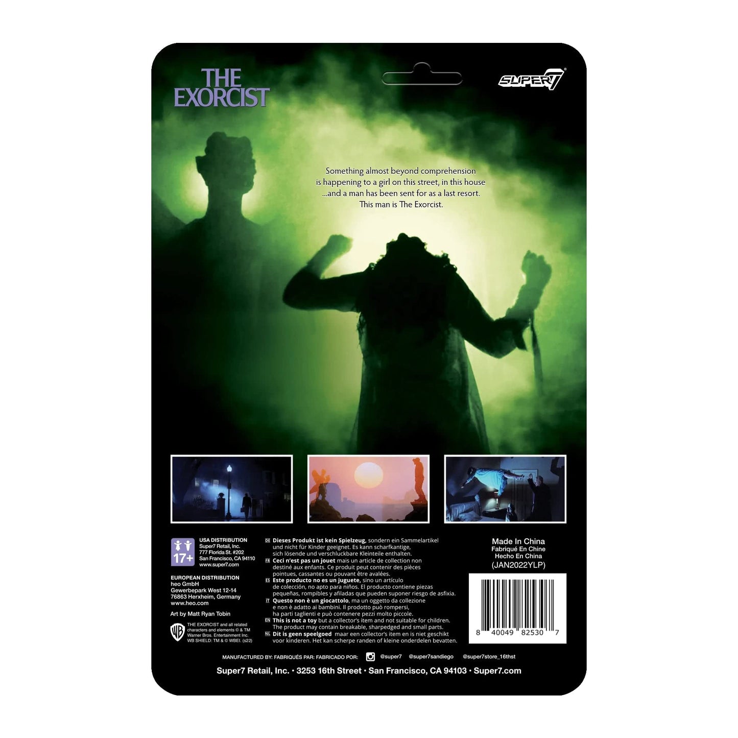 Super7 - The Exorcist Regan (Vomit Splatter) 3.75' Reaction Figure