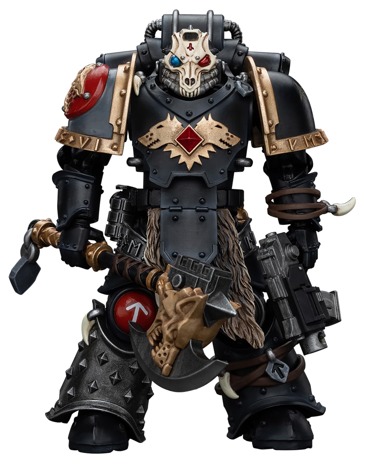 Joytoy Warhammer 40K 1/18 Action Figures, Space Wolves Deathsworn Pack Deathsworn 4 Perfect For Collectors & Decor, Ideal Gift F