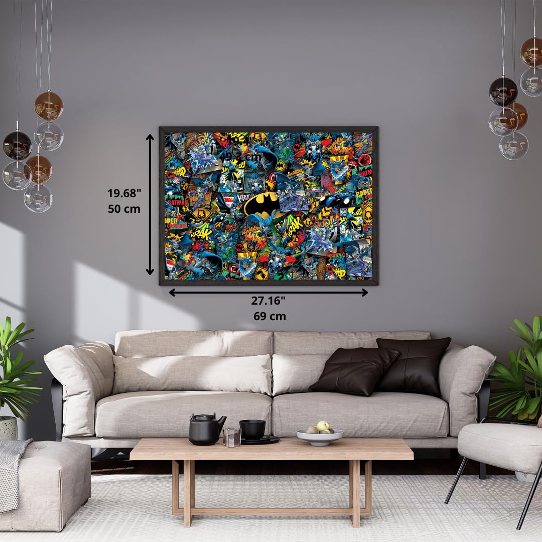 Clementoni Batman Impossible Jigsaw Puzzle, 1000 Pieces, Made In Italy, Adults’ Puzzles, 39575