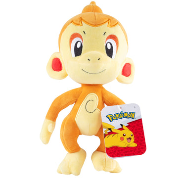 Pok?mon 8 Chimchar Plush - Officially Licensed - Quality & Soft Fire Type Pokemon Stuffed Animal Toy - Scarlet & Violet - Great Gift for Kids Boys Girls & Fans of Pokemon