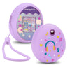 Mgznmty Silicone Cover Case Compatible With Tamagotchi Pix Virtual Pet Machine With Hand Strap (Purple)