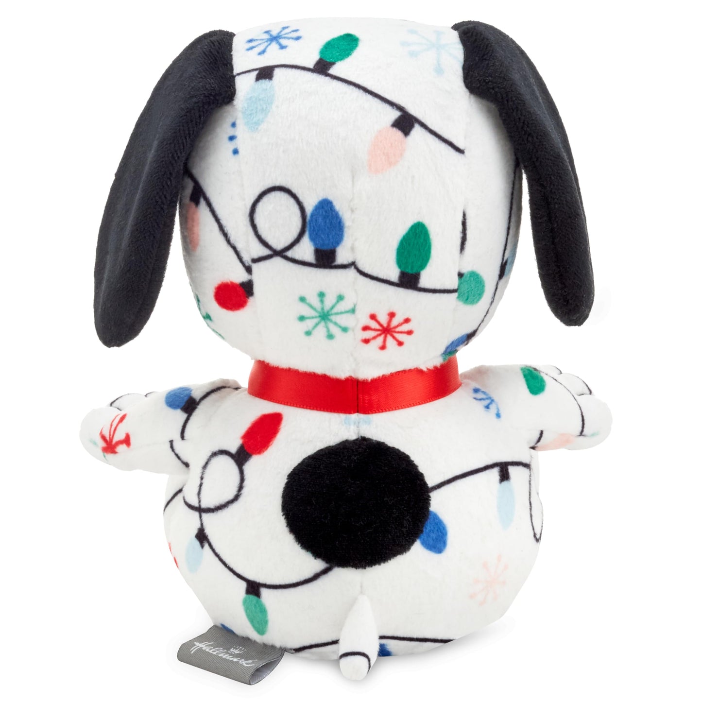 Hallmark Peanuts Holiday Plush Toy, 6'' (Christmas Lights Snoopy) Gift For Kids, Fans, Collectors