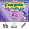 Createon Crayola Glitter Magnetic Tiles, Building Set For Kids, Magnetic Tiles, Magnetic Building Toys For Kids, Stem Easter Toys For Boys And Girls Ages 3 And Up, 36-Piece Set (Glitter)