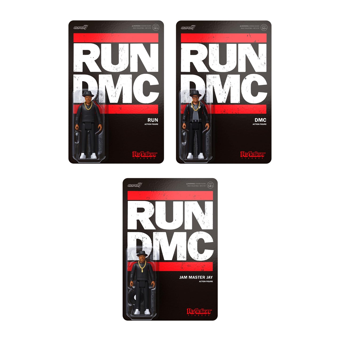Super7 Run Dmc Reaction Figures - Darryl Dmc Mcdaniels