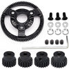 48P 83T Spur Gear Hardened Steel Transmission Gears with 18T 19T 20T 21T Pinions Gear 1/8 inch 3.175mm Hole Upgrade Parts for Tr