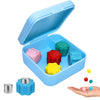 Leap Fit Gonggi Game Set - Weighted Gongi Stones with Case, Mixed Color - Fun Korean Squid Game for All Ages