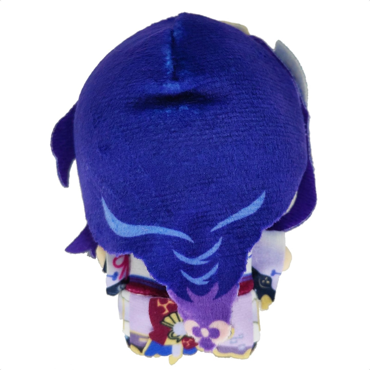 Kooliya Small Size Genshin Impact Figure Plush Doll - Raiden (4 Inch), Keychain Anime Figure Soft Stuffed Gift For Game Fans (Ra