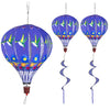Giant Hummingbird Hot Air Balloon Garden Wind Spinners Large Pinwheels Whirligigs Windmill Toys for Kids Yard Decor Lawn Decorat