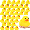 Deekin 10 Pcs Large Yellow Rubber Ducks Bulk Large Duck Bath Toy Squeak Rubber Bathtub Floating Bath For Birthday Party Decorati