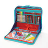 Kittrich Corporation EZDesk Travel Activity Kit, Laptop Style Desk with Writing and Kids Art Supplies, Perfect for Travel, 64 Pi