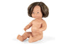 Miniland Educational Anatomically Correct 15'' Baby Doll, Down Syndrome Caucasian Girl