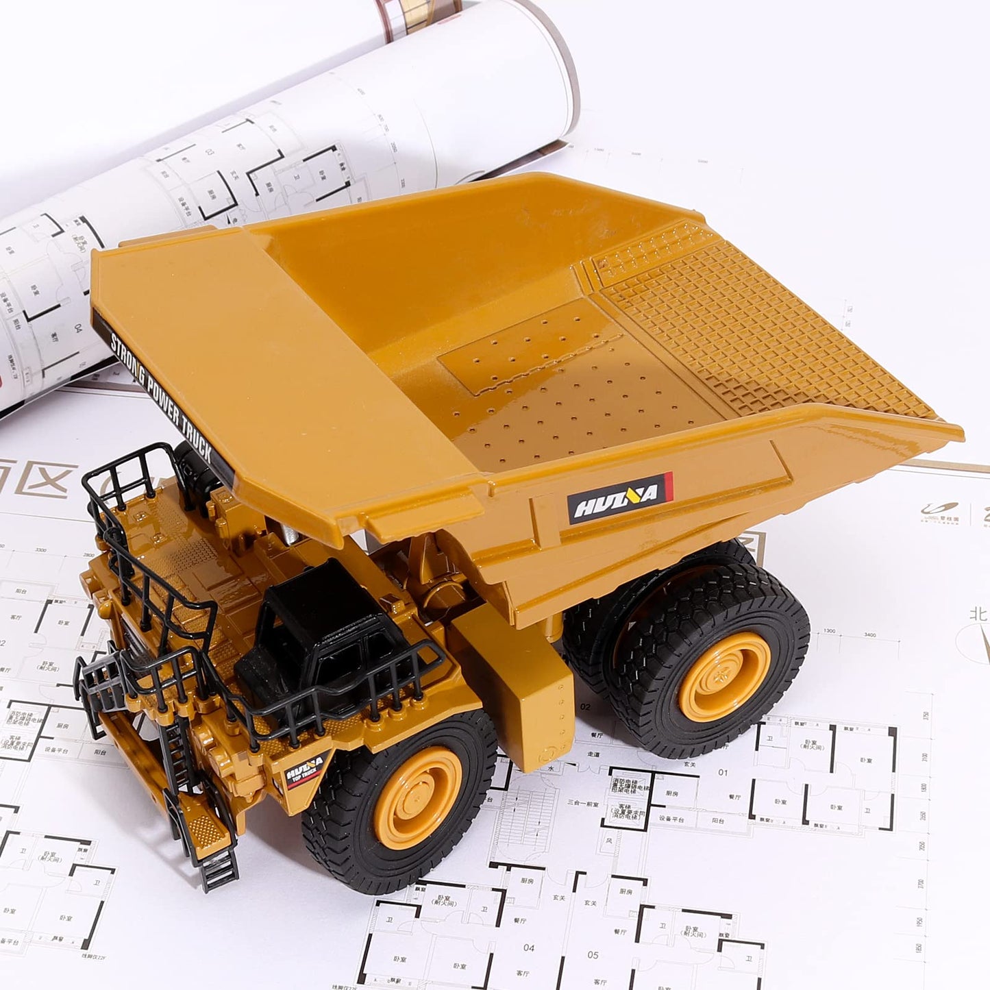 1/40 Scale Diecast Heavy Metal Dump Truck, Metal Construction Vehicles Trucks Toys for Boys Kids