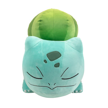 Pokemon 18” Plush Bulbasaur - Cuddly Polyester Toy for Travel, Nap & Play